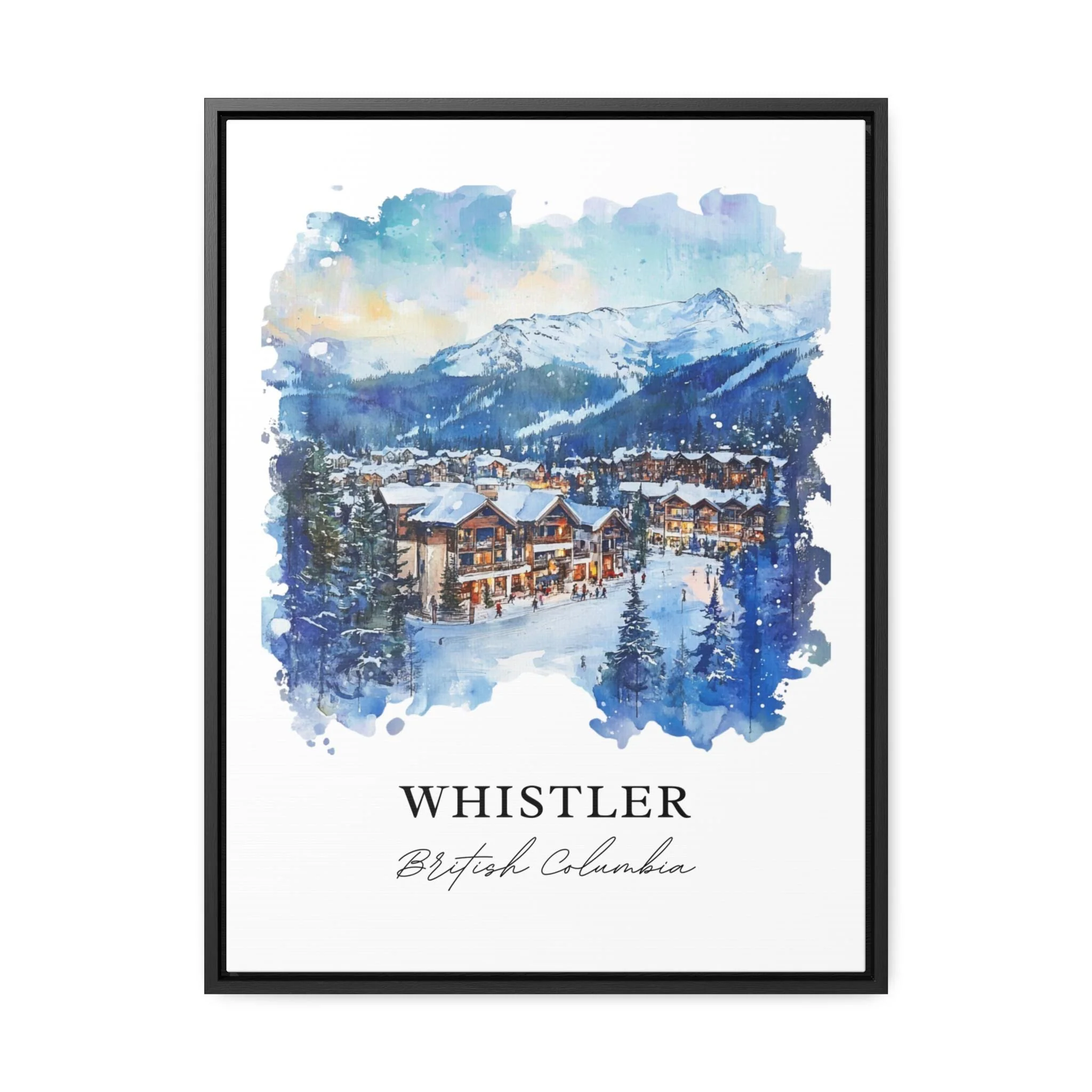 Whistler, Canada – Watercolor Art Print - Image 6