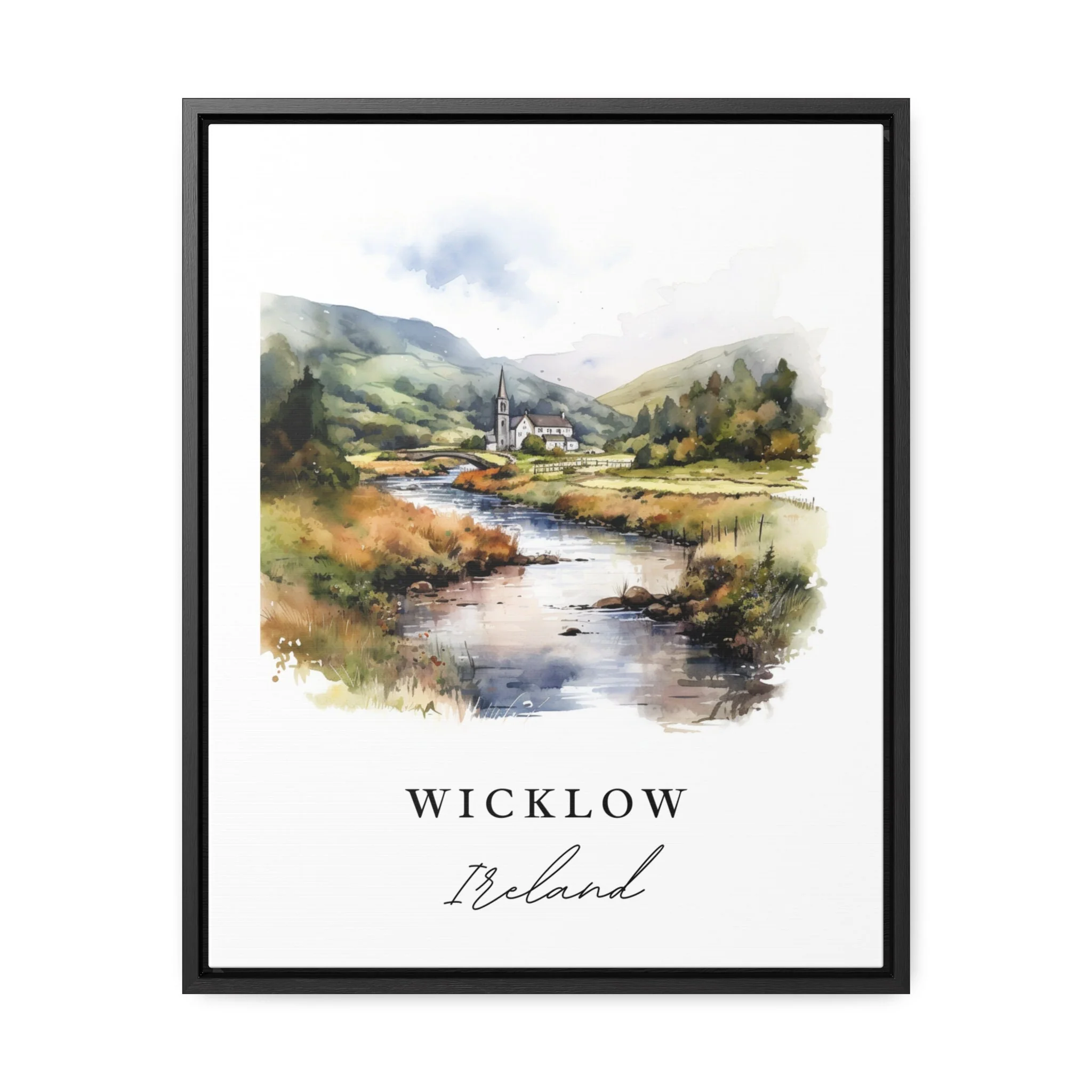 Wicklow, Ireland – Watercolor Art Print - Image 2