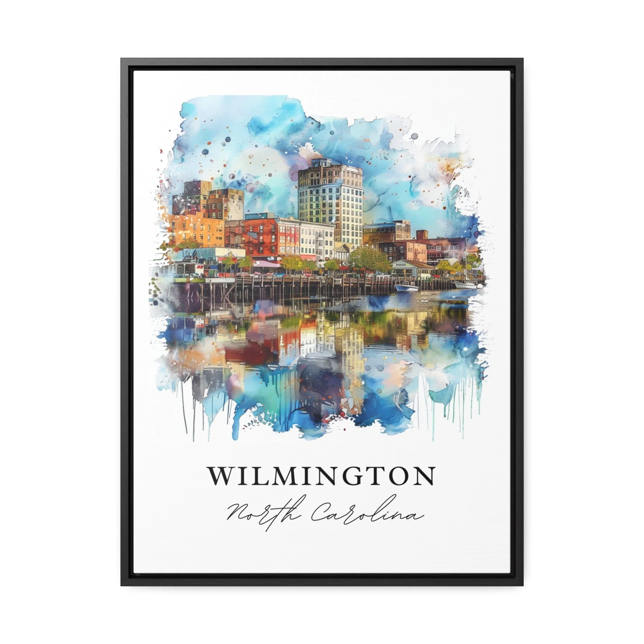 Wilmington, NC, USA – Watercolor Art Print - Image 5