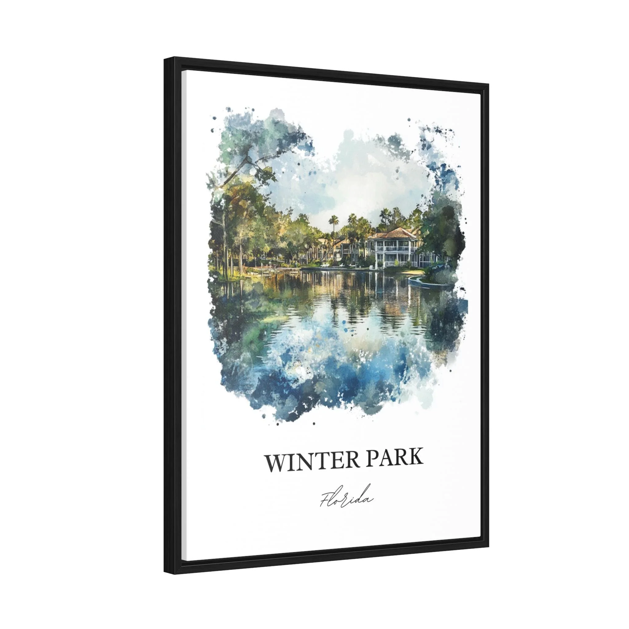 Winter Park, FL, USA – Watercolor Art Print - Image 8