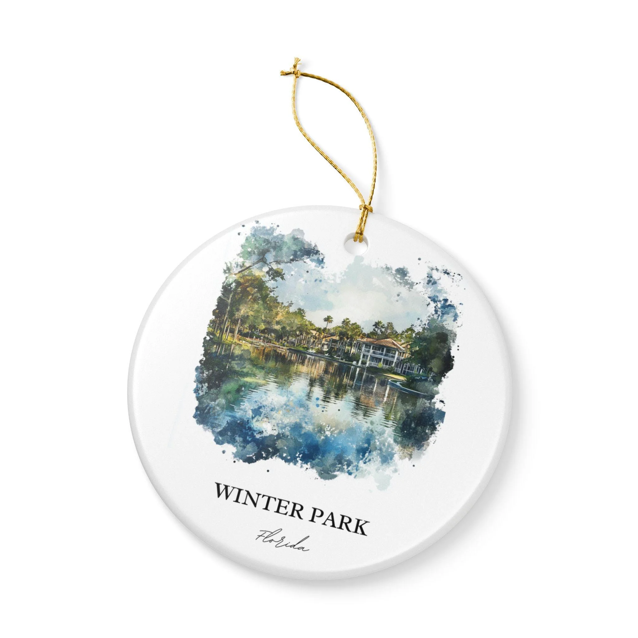 Winter Park Florida Ornament: Unique Winter Park Souvenir, Winter Park FL Xmas Decor, and Authentic Winter Park FL Gift - Image 3