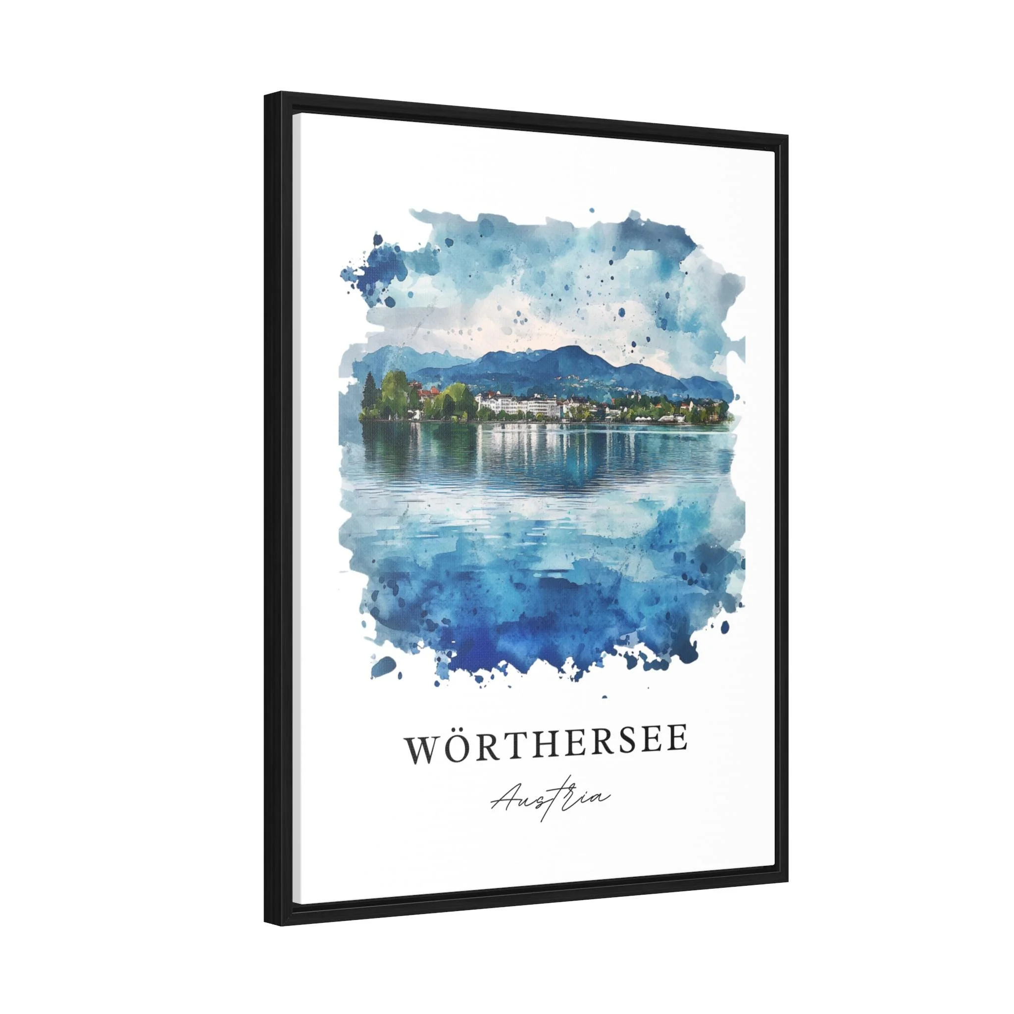 Wörthersee, Austria – Watercolor Art Print - Image 6