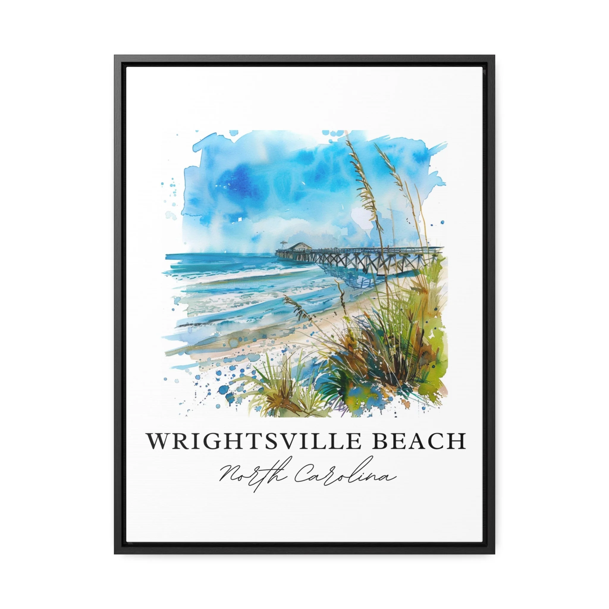 Wrightsville Beach, USA – Watercolor Art Print - Image 5