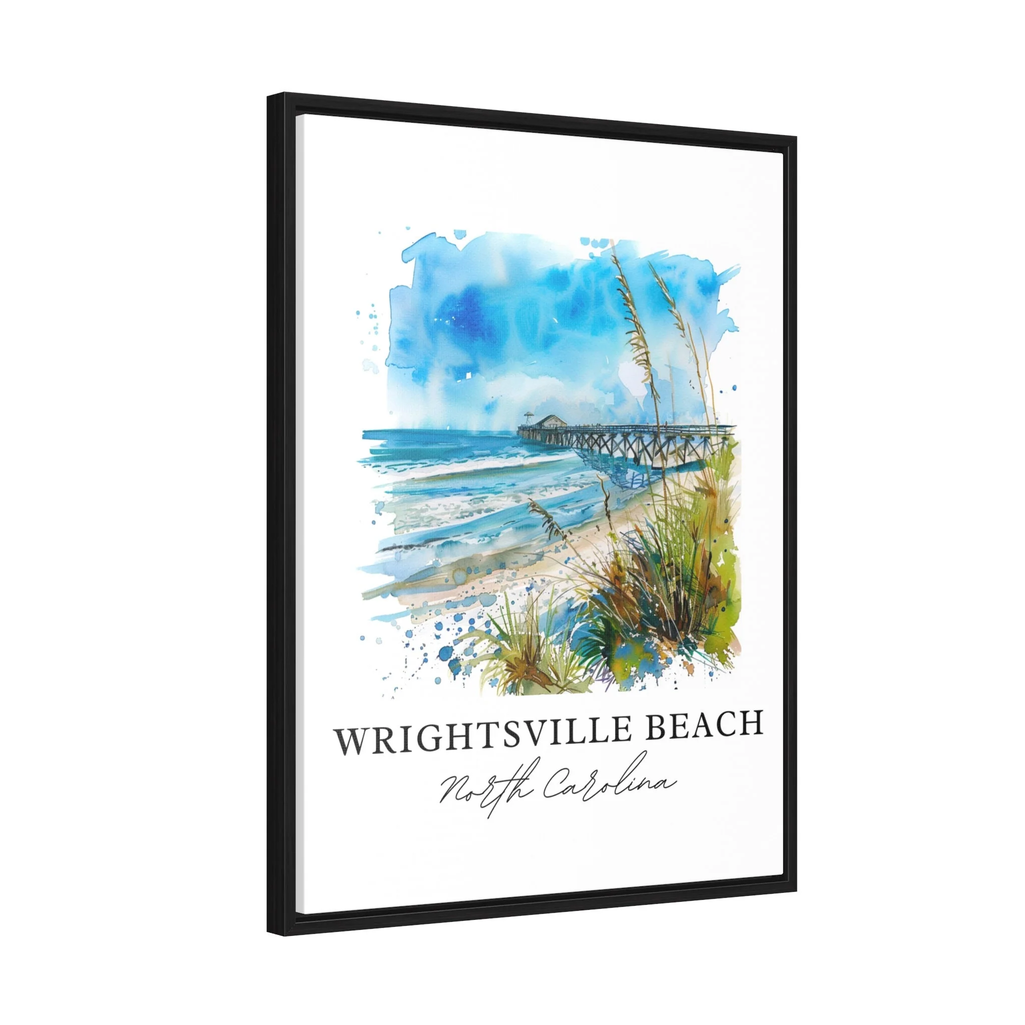 Wrightsville Beach, USA – Watercolor Art Print - Image 6