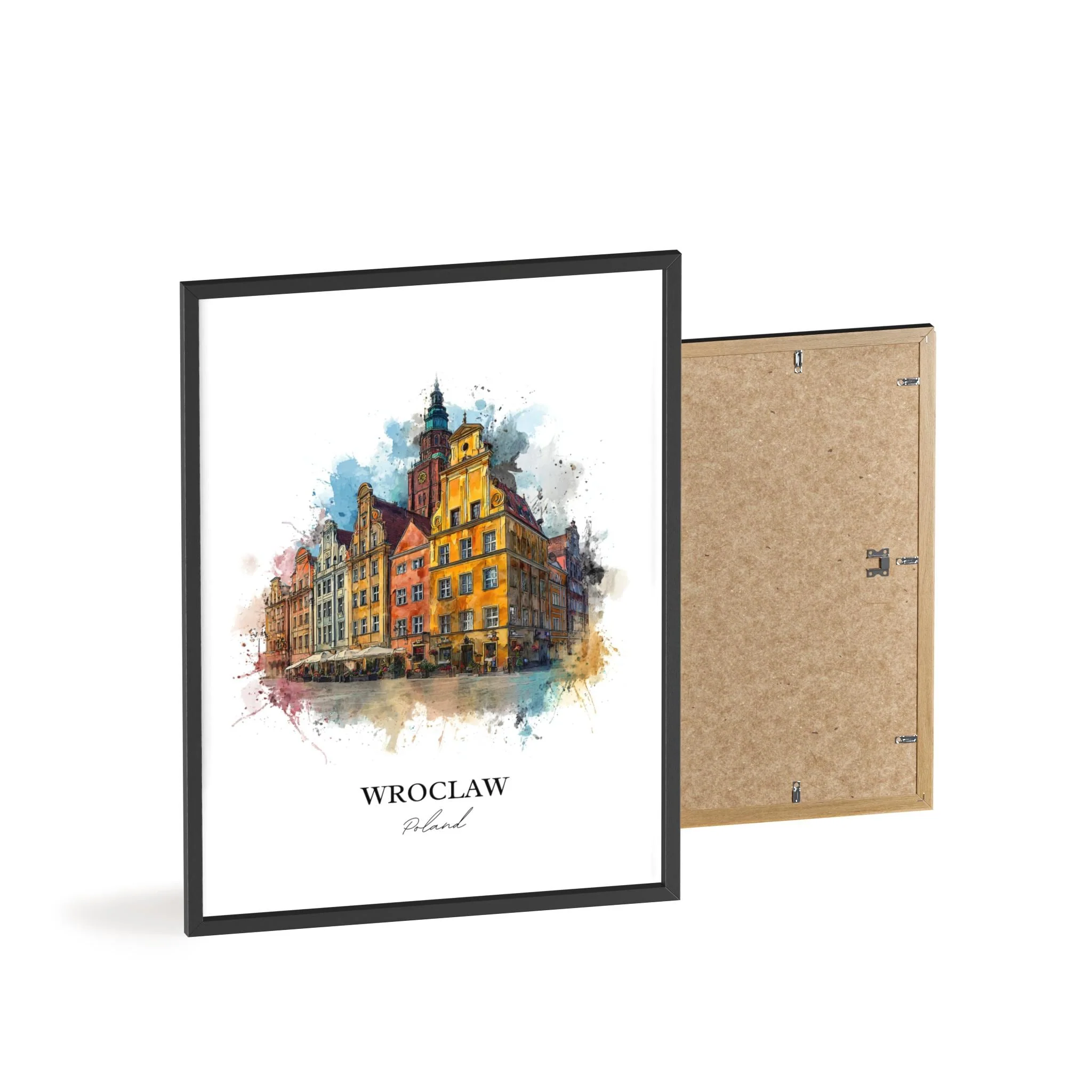 Wroclaw, Poland – Watercolor Art Print - Image 11