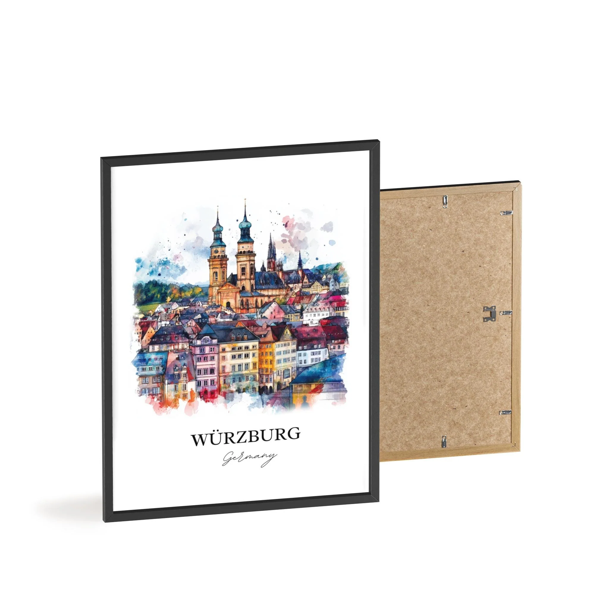 Würzburg, Germany – Watercolor Art Print - Image 8