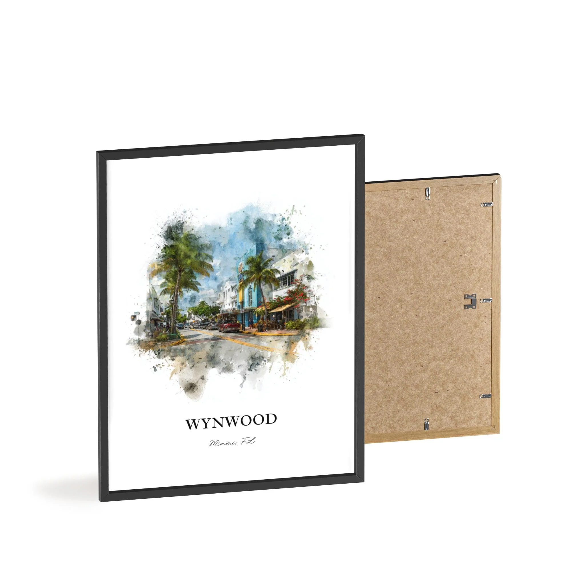 Wynwood, Florida – Watercolor Art Print - Image 10