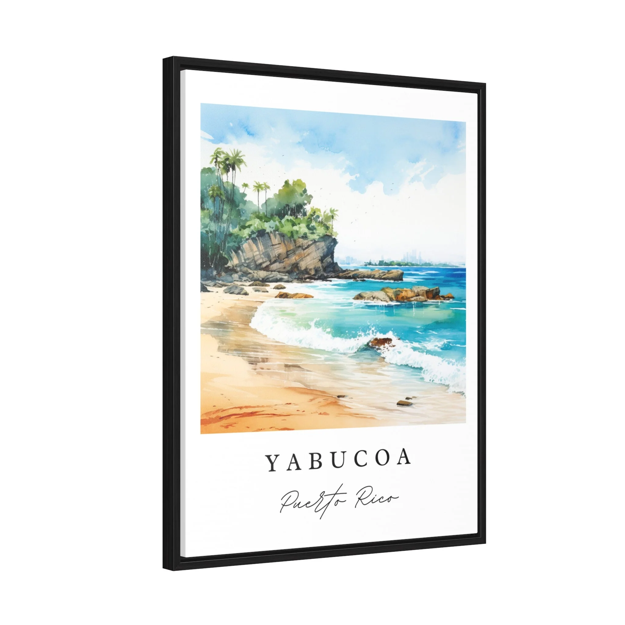 Yabucoa, Puerto Rico – Watercolor Art Print - Image 7