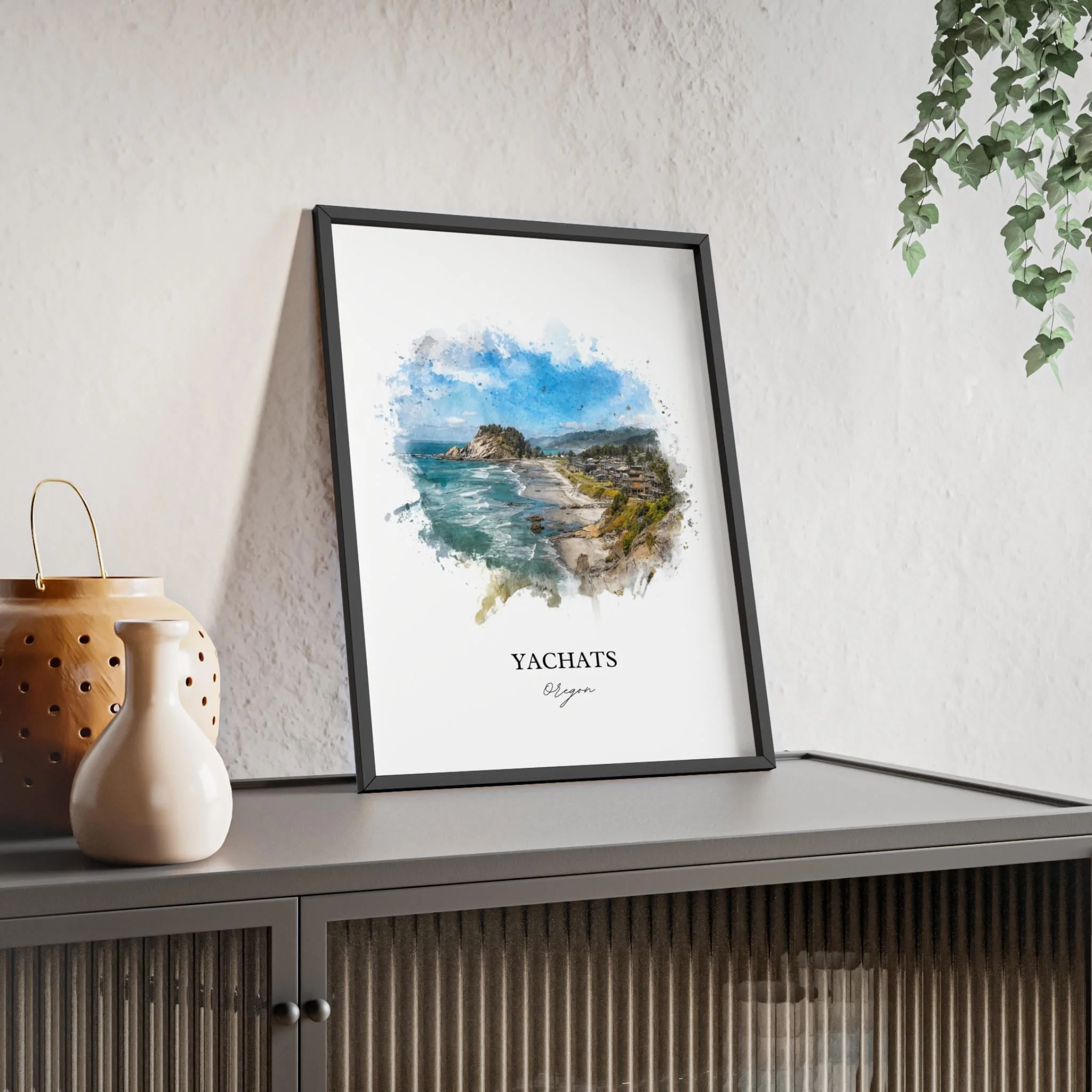 Yachats, Oregon – Watercolor Art Print - Image 8