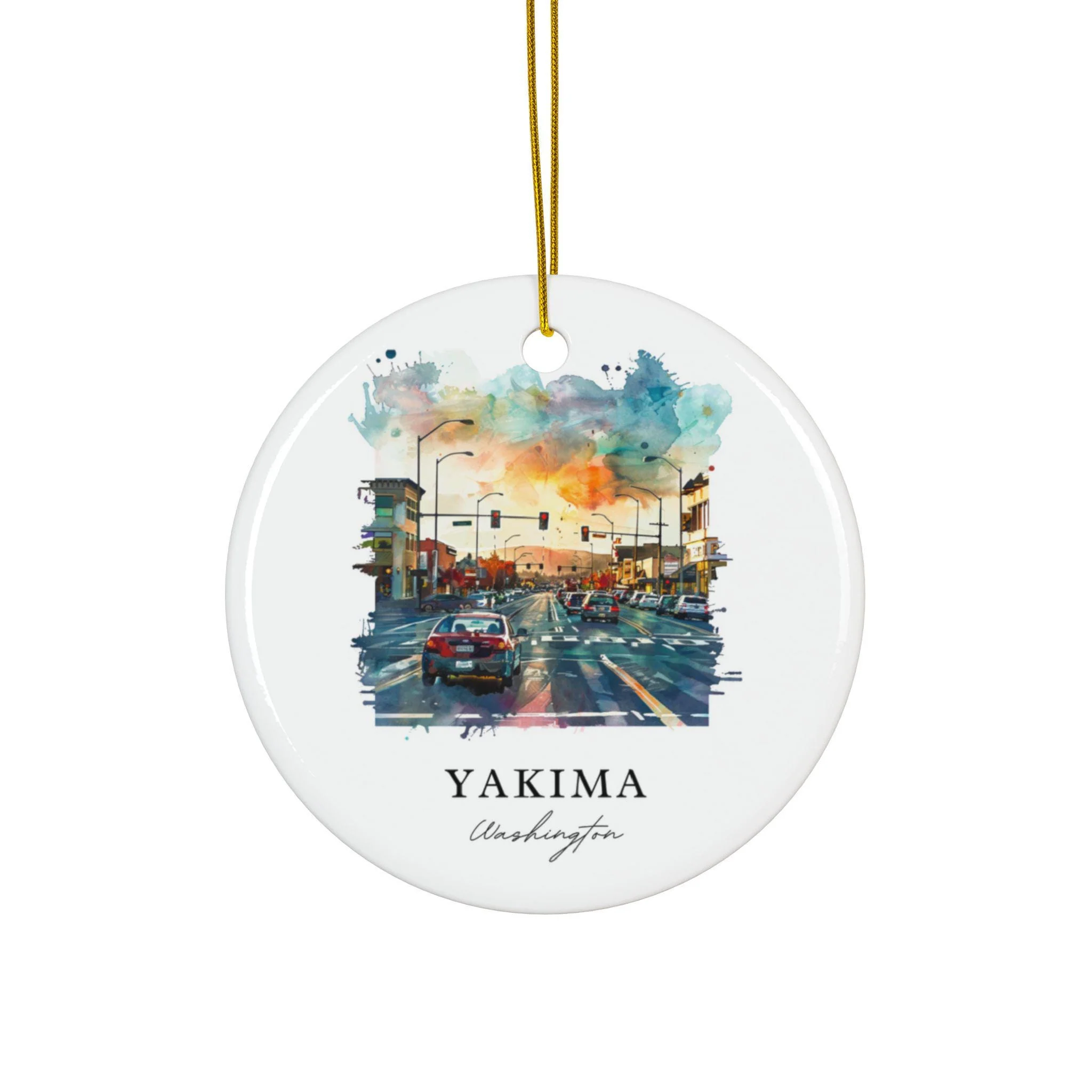 Yakima Washington Ornament: Unique Souvenir, Yakima Decor, and Yakima WA Gift - Image 2