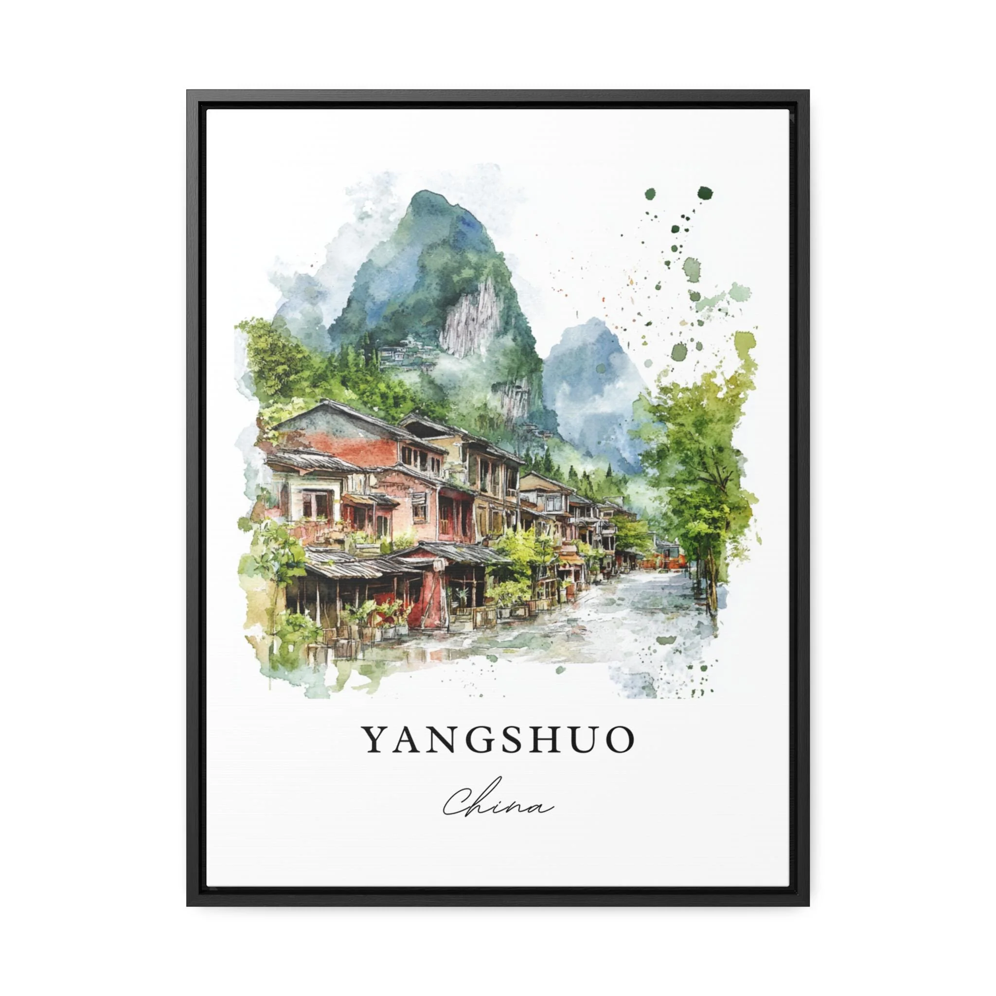 Yangshuo, China – Watercolor Art Print - Image 5