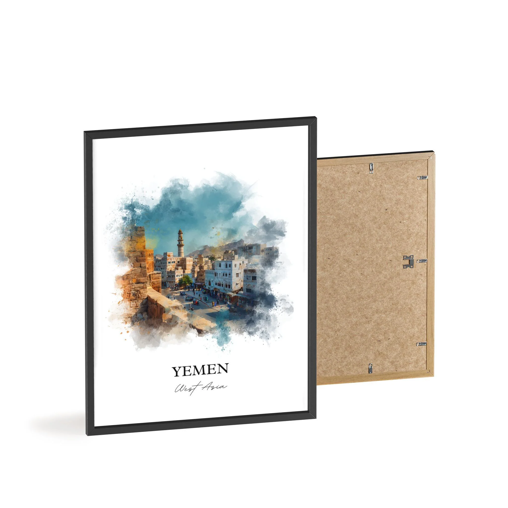 Yemen – Watercolor Art Print - Image 8