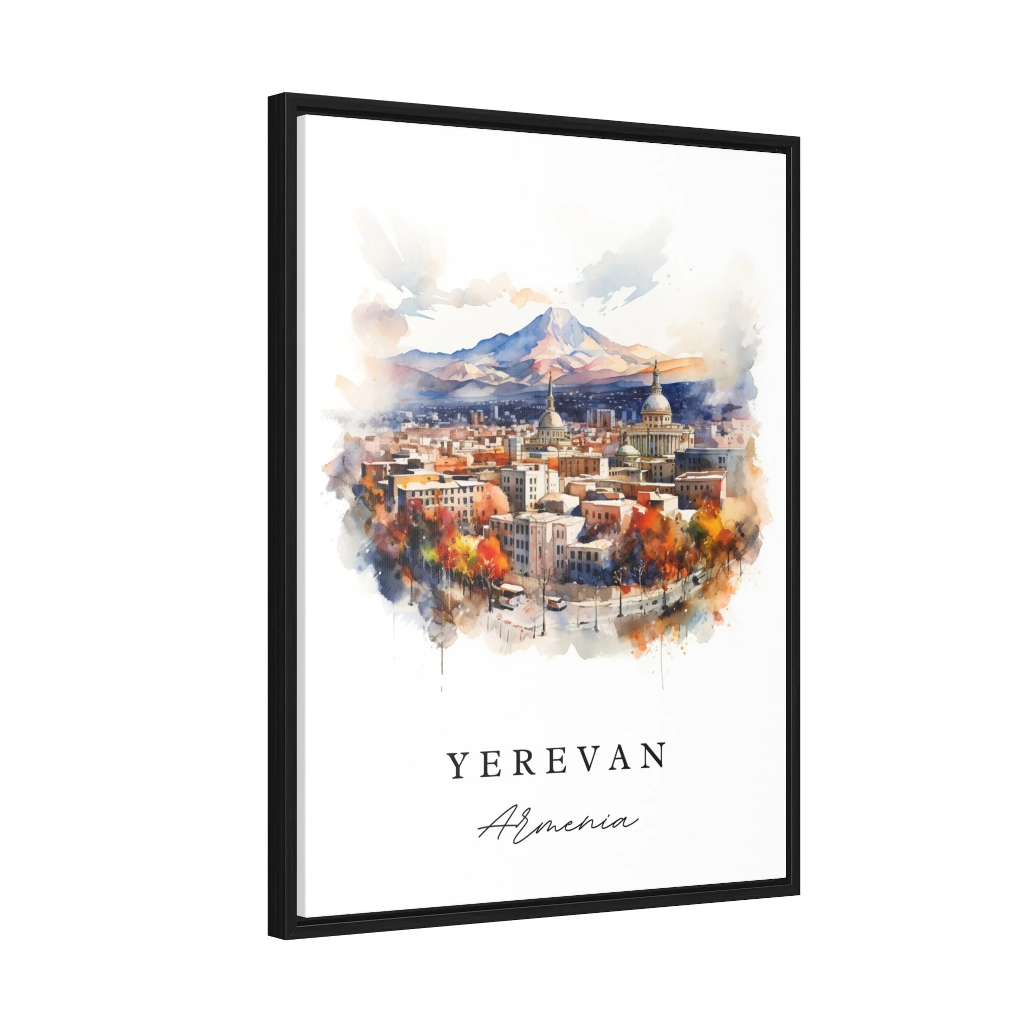 Yerevan, Armenia – Watercolor Art Print - Image 6