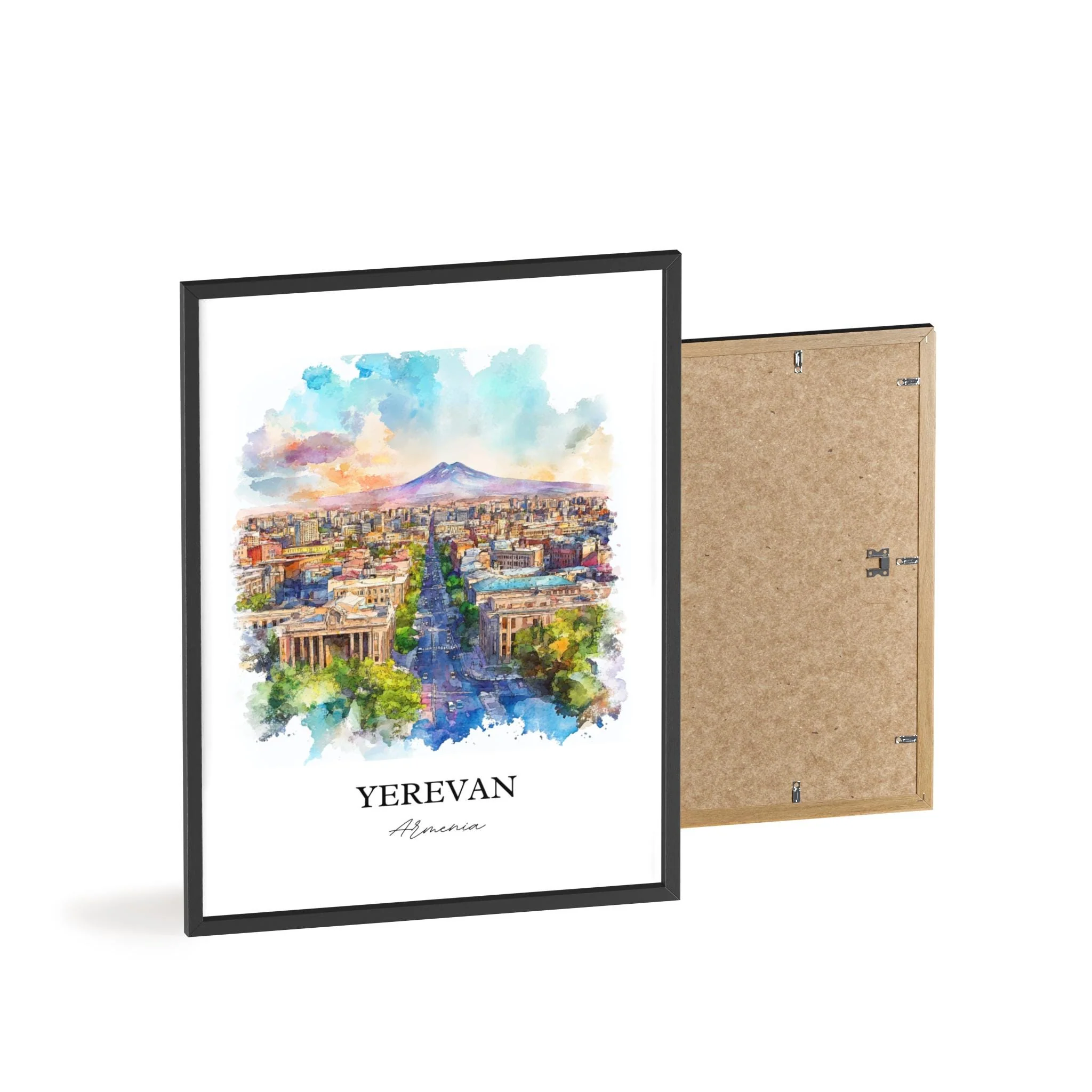 Yerevan, Armenia – Watercolor Art Print - Image 8