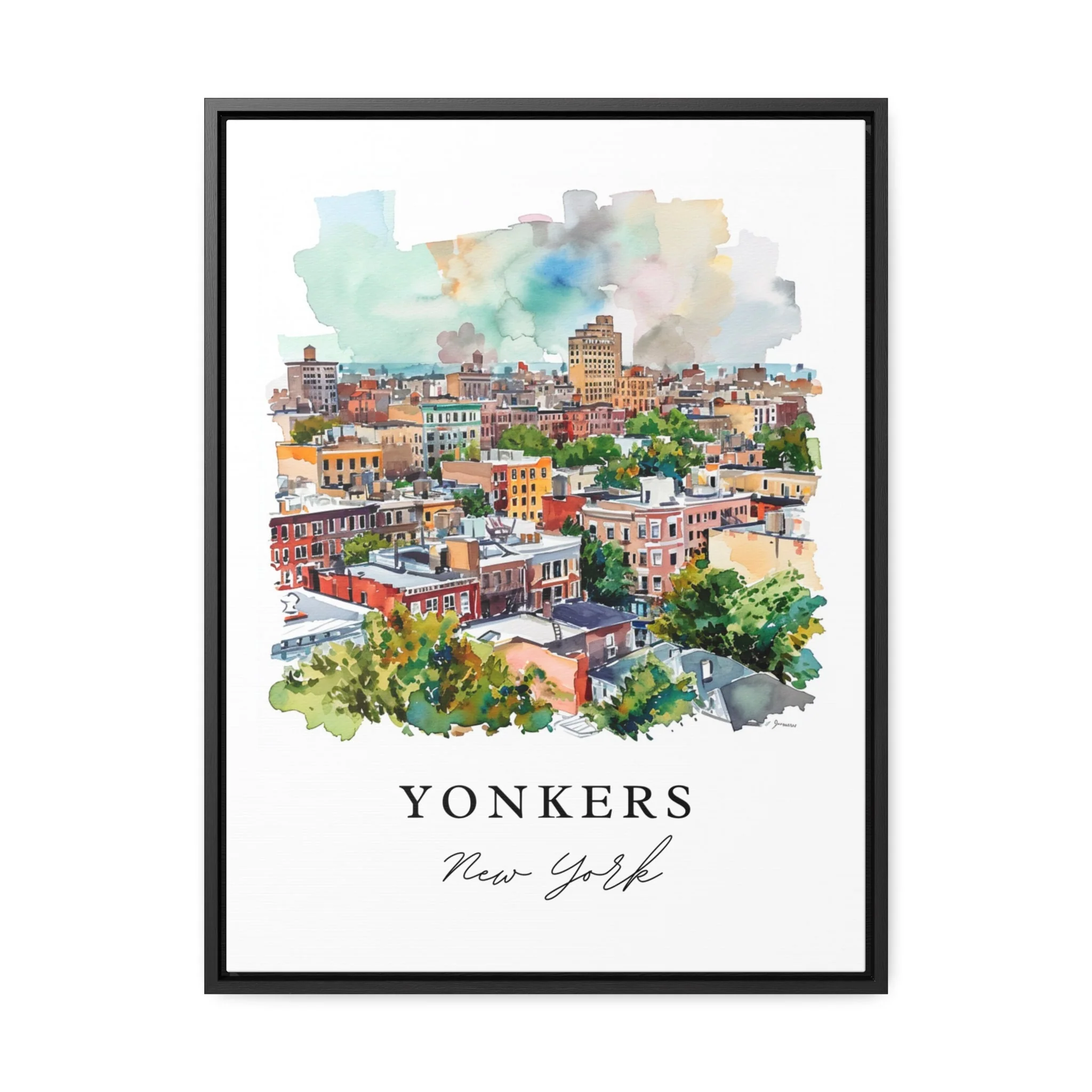 Yonkers, New York – Watercolor Art Print - Image 6