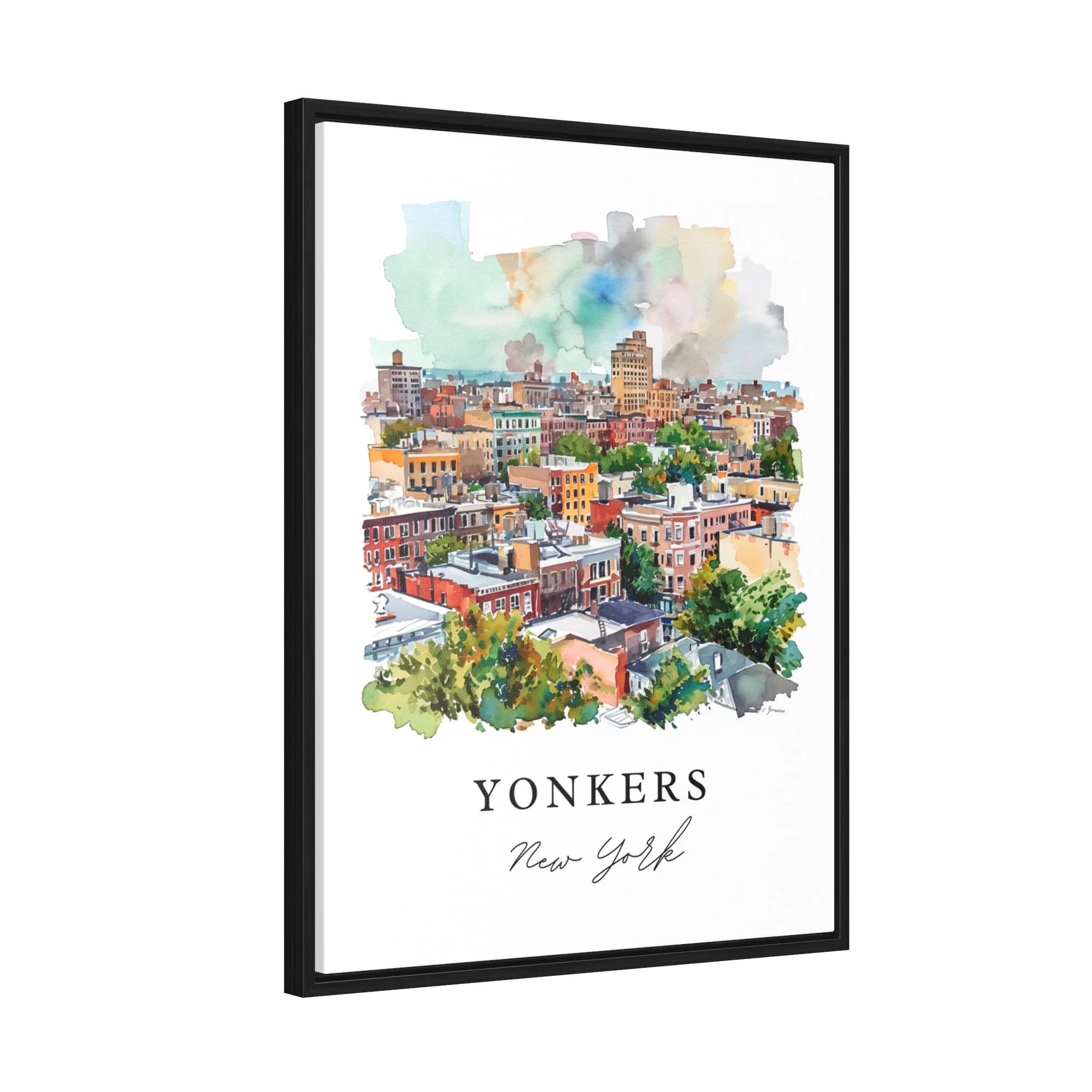 Yonkers, New York – Watercolor Art Print - Image 7