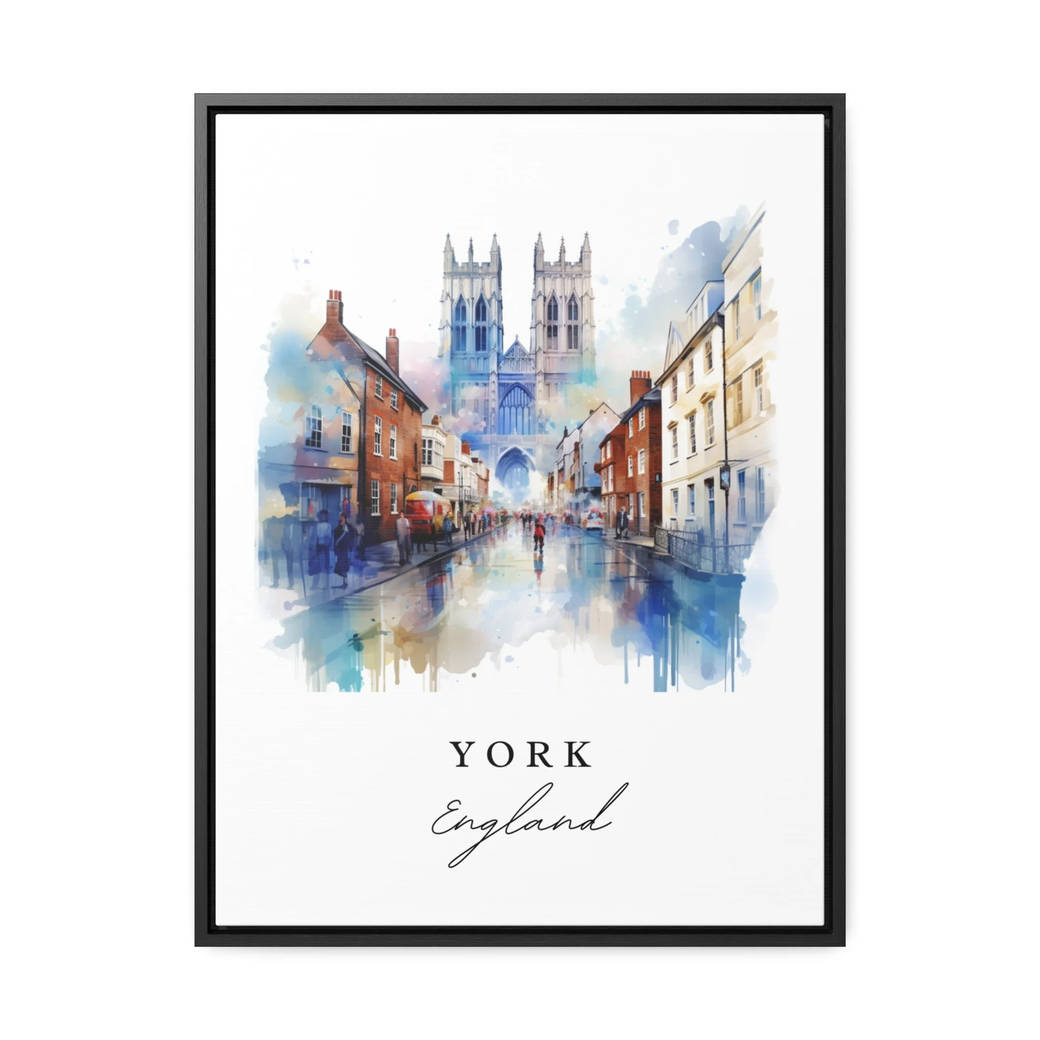 York, England – Watercolor Art Print - Image 7