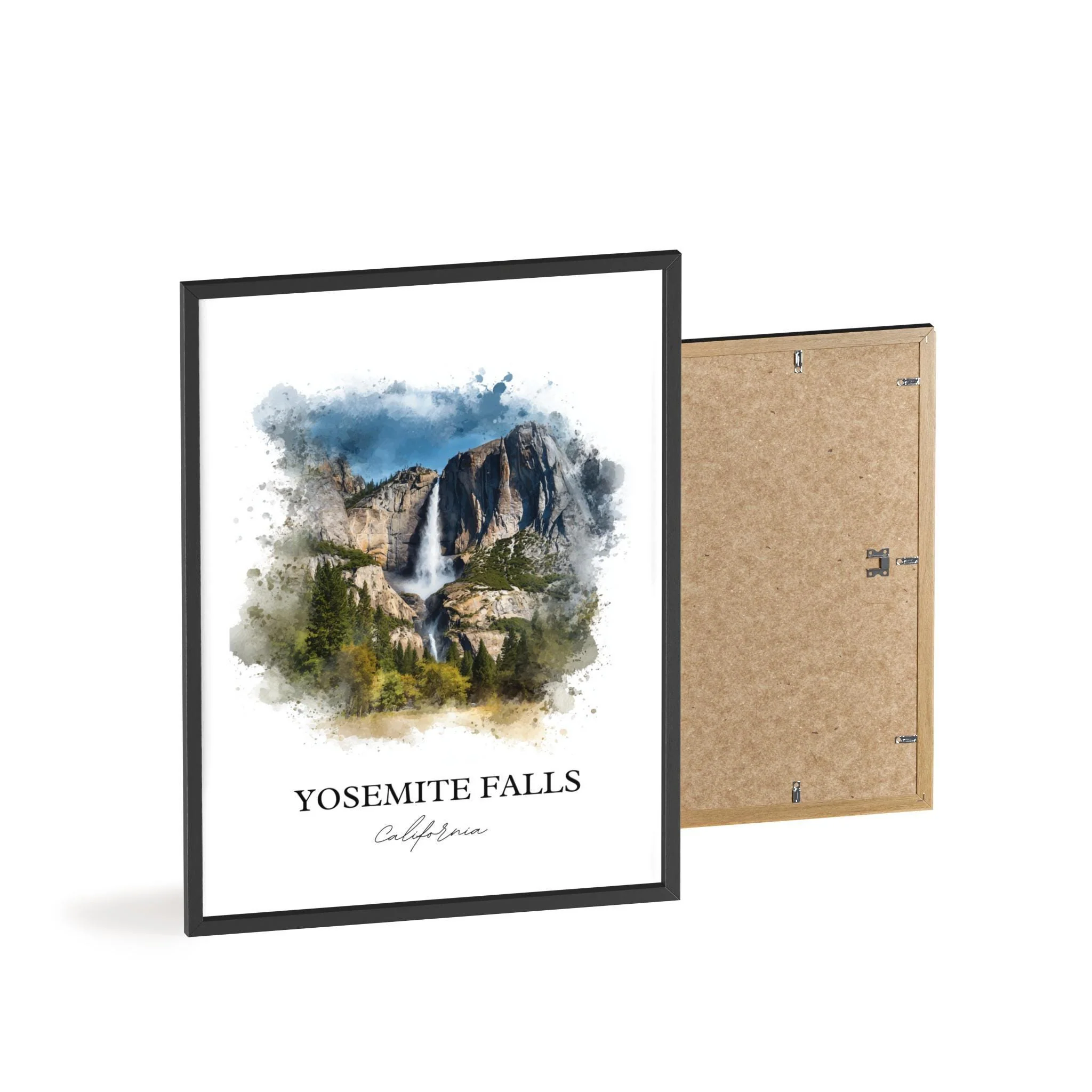 Yosemite Falls, USA – Watercolor Art Print - Image 8