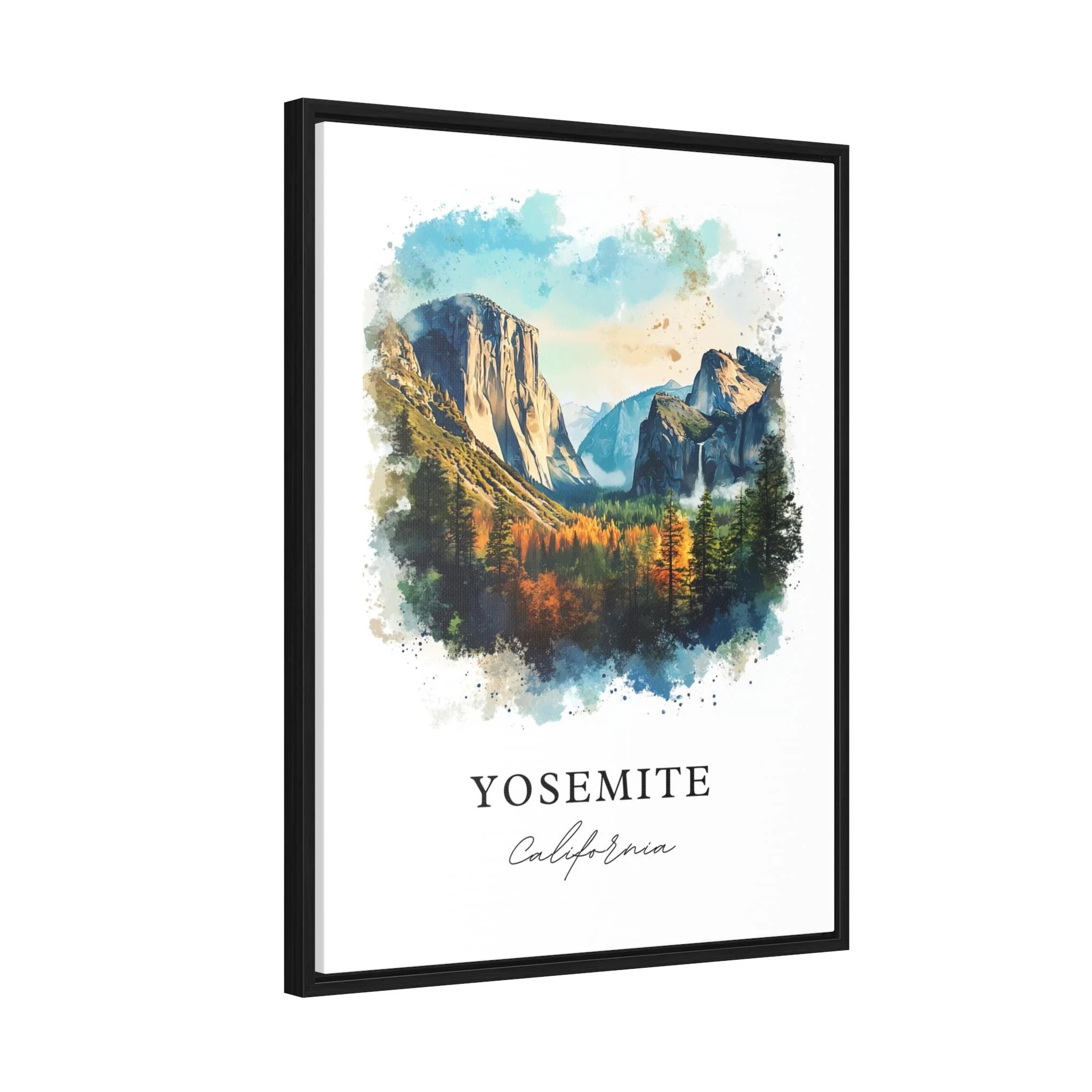 Yosemite National Park, USA – Watercolor Art Print - Image 6