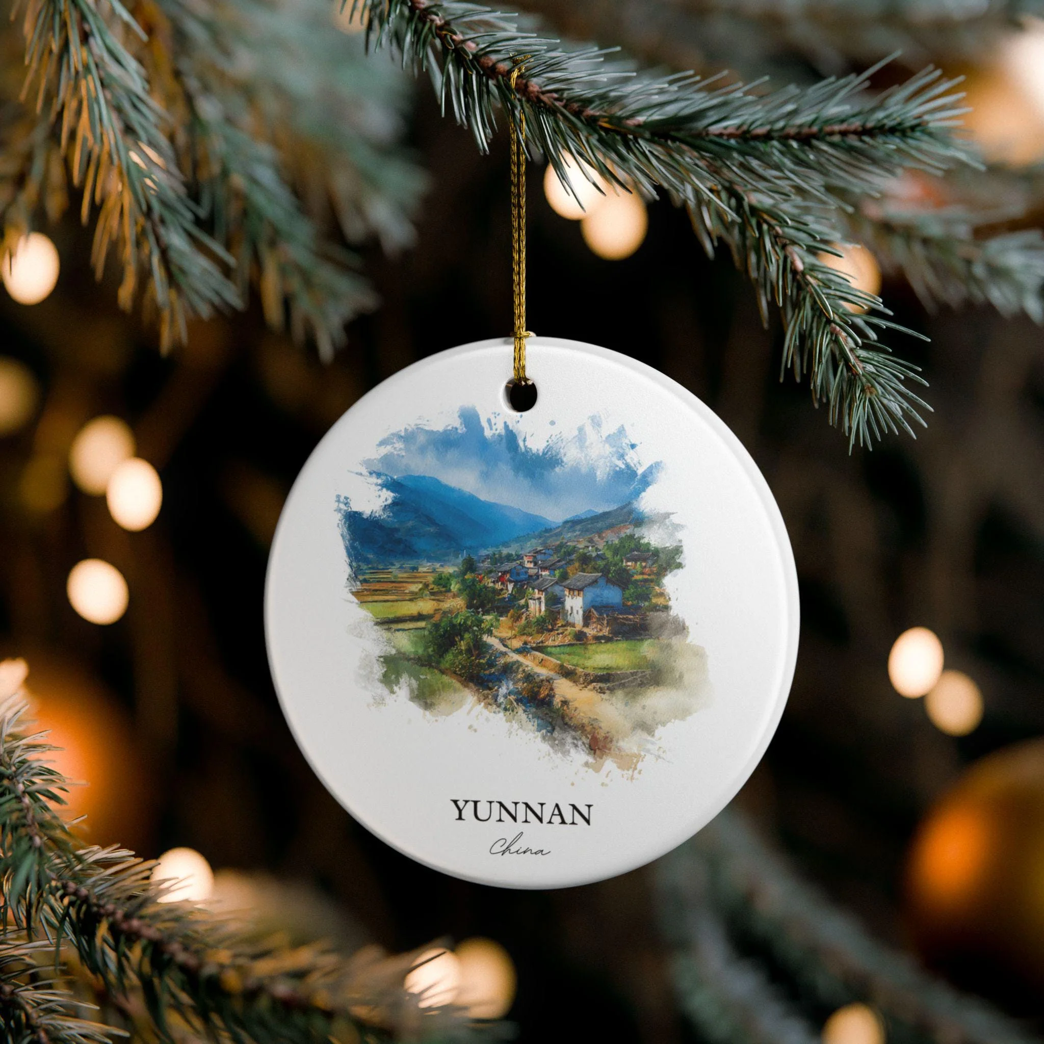 Yunnan China Ornament: Unique Yunnan Souvenir, Yunnan China Xmas Decor, and Authentic Yunnan China Gift - Image 4