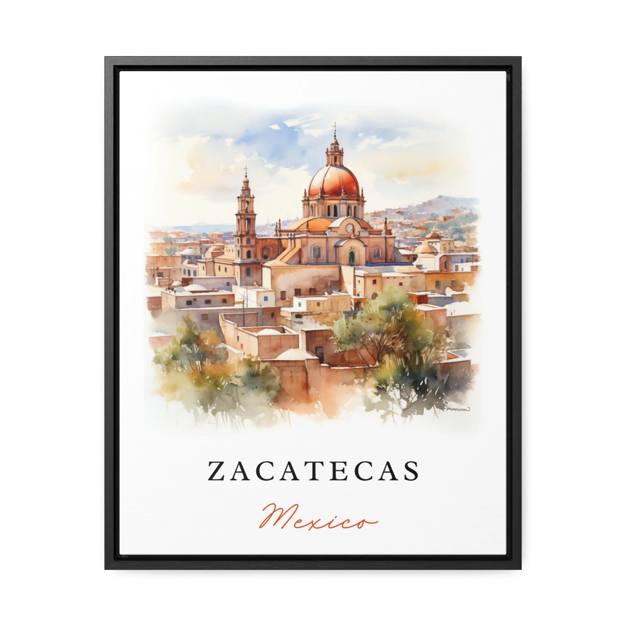 Zacatecas, Mexico – Watercolor Art Print - Image 4