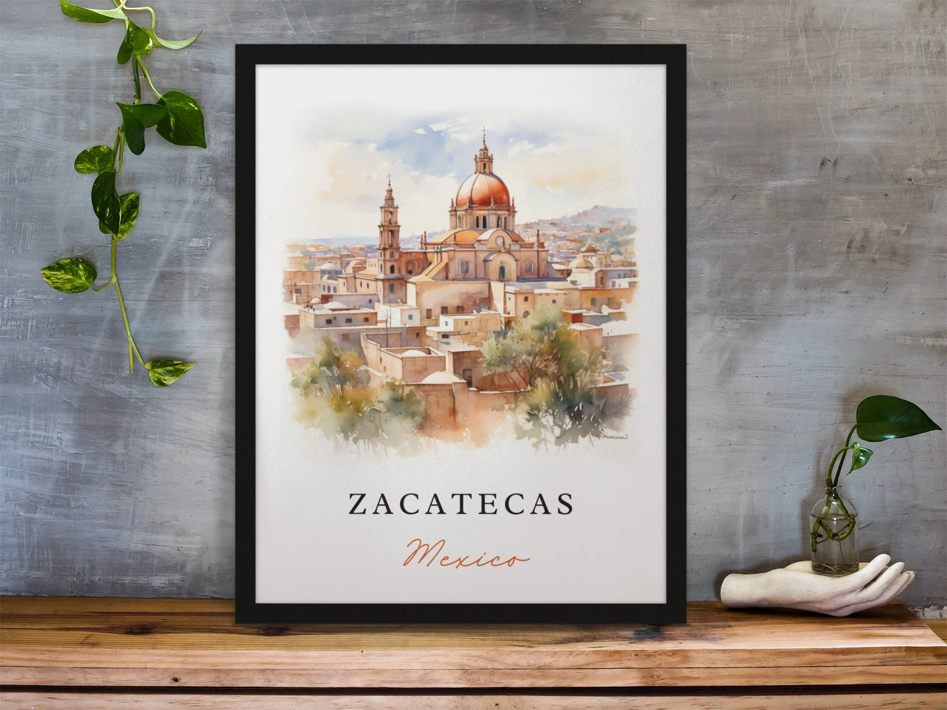Zacatecas, Mexico – Watercolor Art Print - Image 5