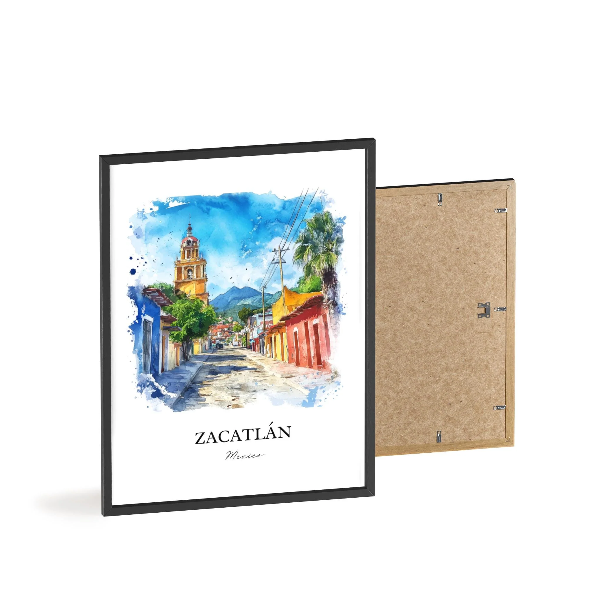 Zacatlán, Mexico – Watercolor Art Print - Image 8