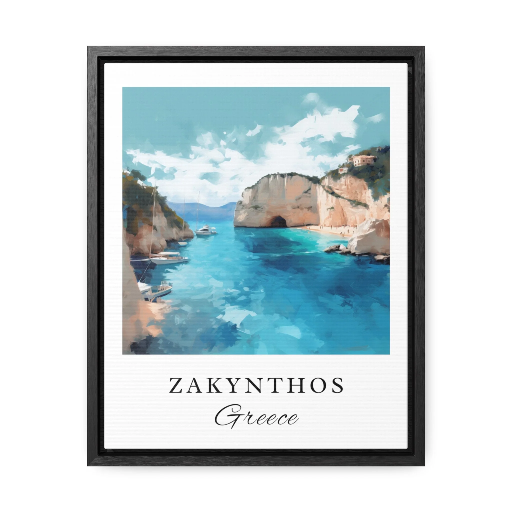 Zakynthos, Greece – Watercolor Art Print - Image 5