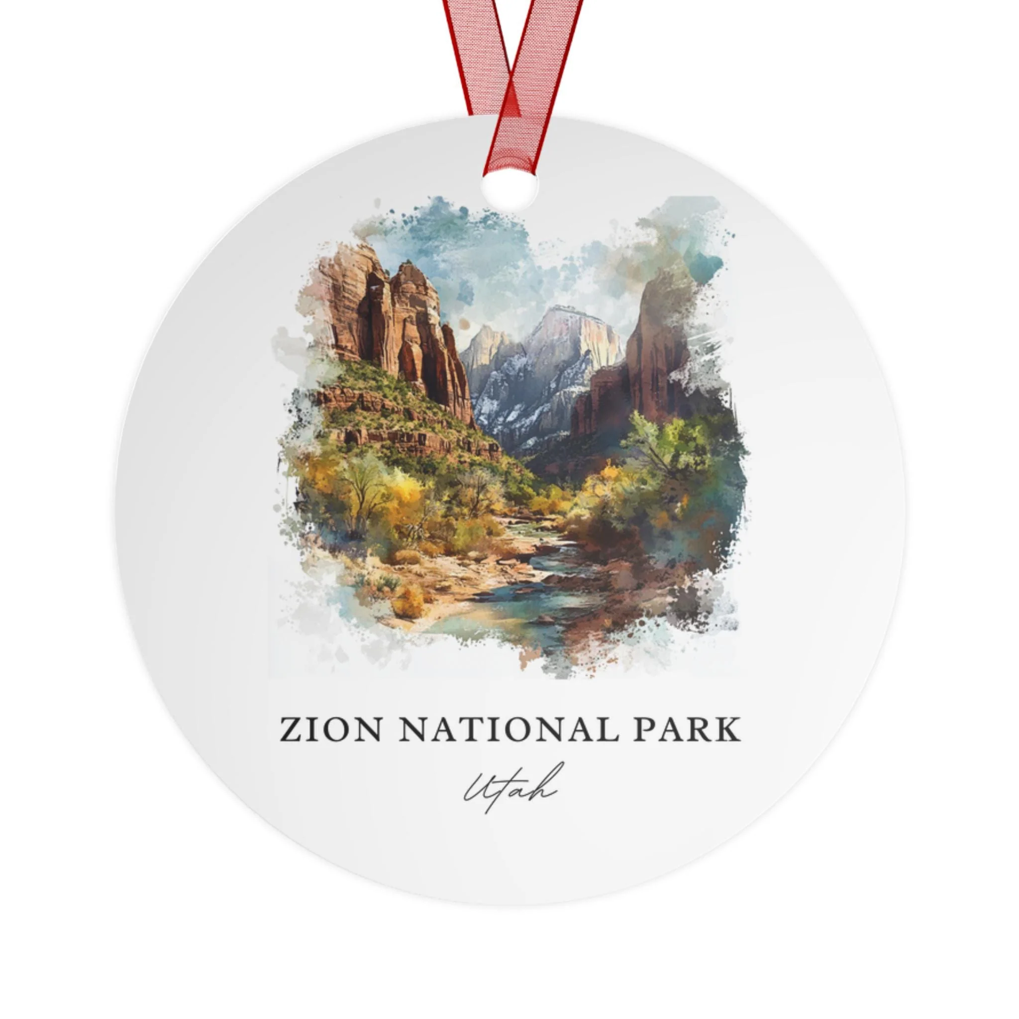 Zion National Park Ornament: Unique Zion Souvenir, Zion UT Xmas Decor, and Authentic Zion National Park Gift - Image 2