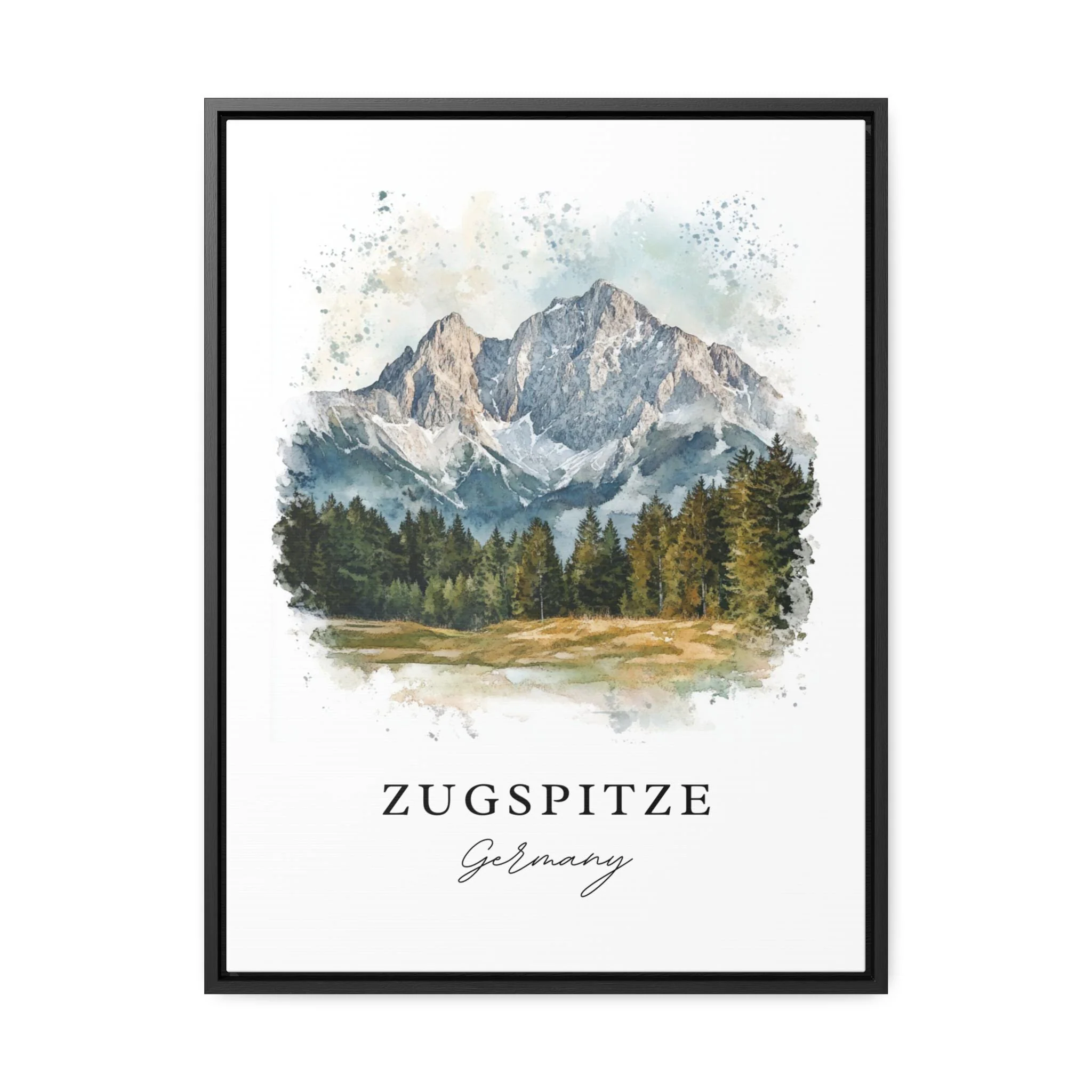Zugspitze, Germany – Watercolor Art Print - Image 5