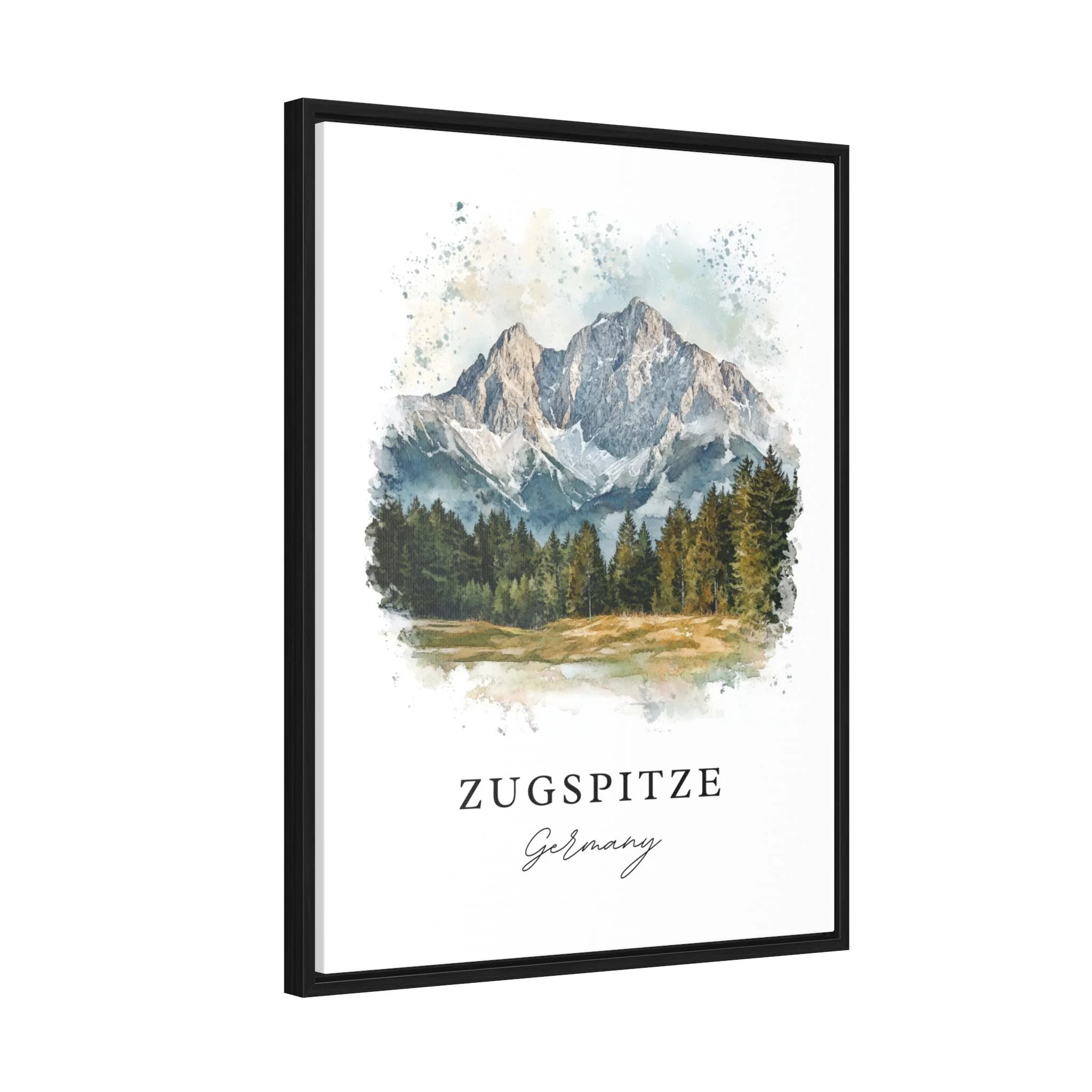 Zugspitze, Germany – Watercolor Art Print - Image 6