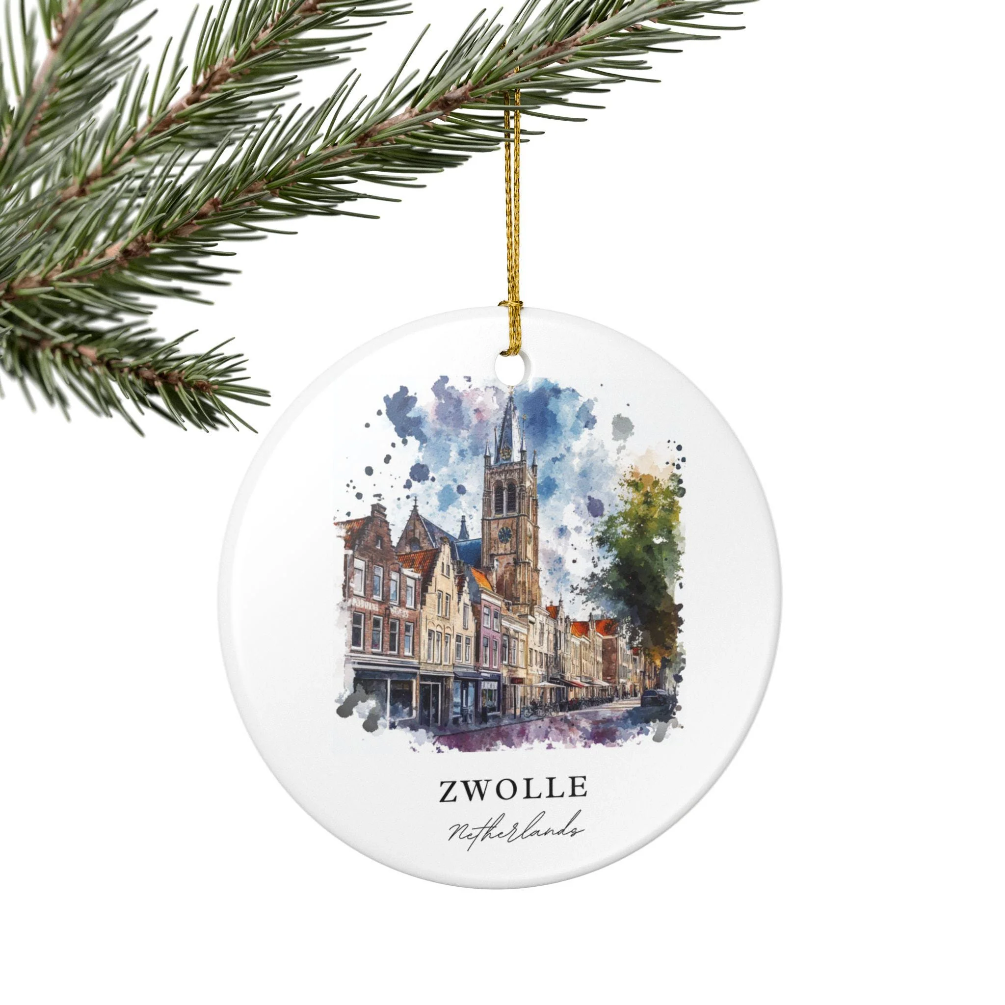 Zwolle Ornament: Unique Zwolle Souvenir, Zwolle Netherlands Xmas Decor, and Authentic Netherlands Gift - Image 5